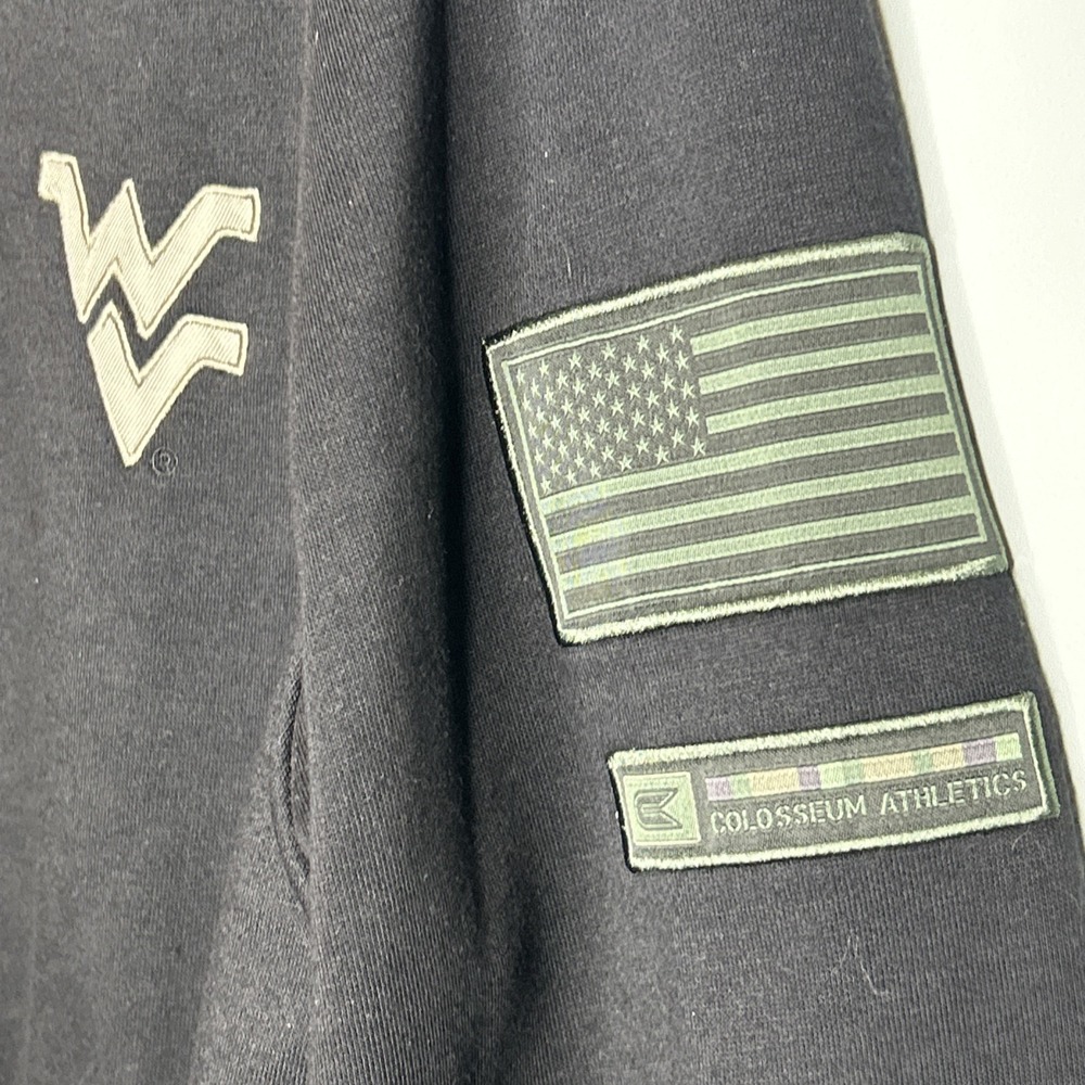 Colosseum West Virginia Mountaineers OHT Military Appreciation Sweatshirt L - Picture 3 of 6